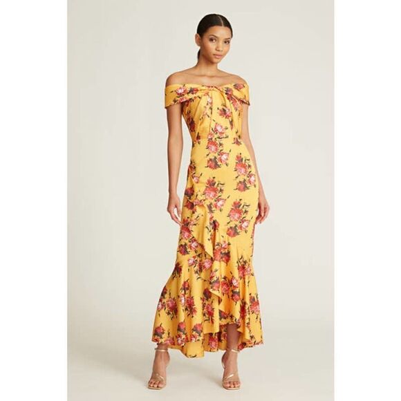 Theia RYLEE PRINTED MIDI DRESS US14 - Picture 1 of 10